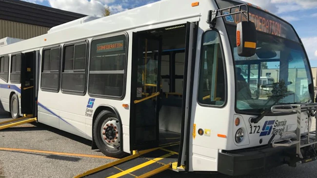 City of Sarnia, Ontario, bus.