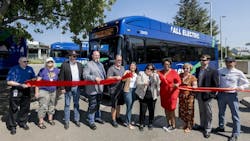 City of Fairfield, Calif.,’s FAST transit service unveils three BEBs. City of Fairfield, Calif.,’s FAST transit service unveils three BEBs.