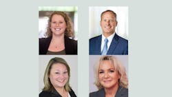 (Left to right) HDR Transportation Strategic Communications Director Katie Caskey, STV Senior Vice President and Strategic Client Service Leader Kevin Young, PE., Transdev Director of Communications Mischa Wanek-Libman, Transdev Senior Vice President of Transit Katrina Heineking. (Left to right) HDR Transportation Strategic Communications Director Katie Caskey, STV Senior Vice President and Strategic Client Service Leader Kevin Young, PE., Transdev Director of Communications Mischa Wanek-Libman, Transdev Senior Vice President of Transit Katrina Heineking.