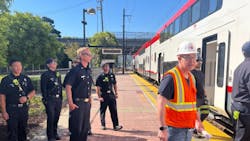 Caltrain, L.A. Metro and Metrolink roll out rail safety initiatives for Rail Safety Month. Caltrain, L.A. Metro and Metrolink roll out rail safety initiatives for Rail Safety Month.