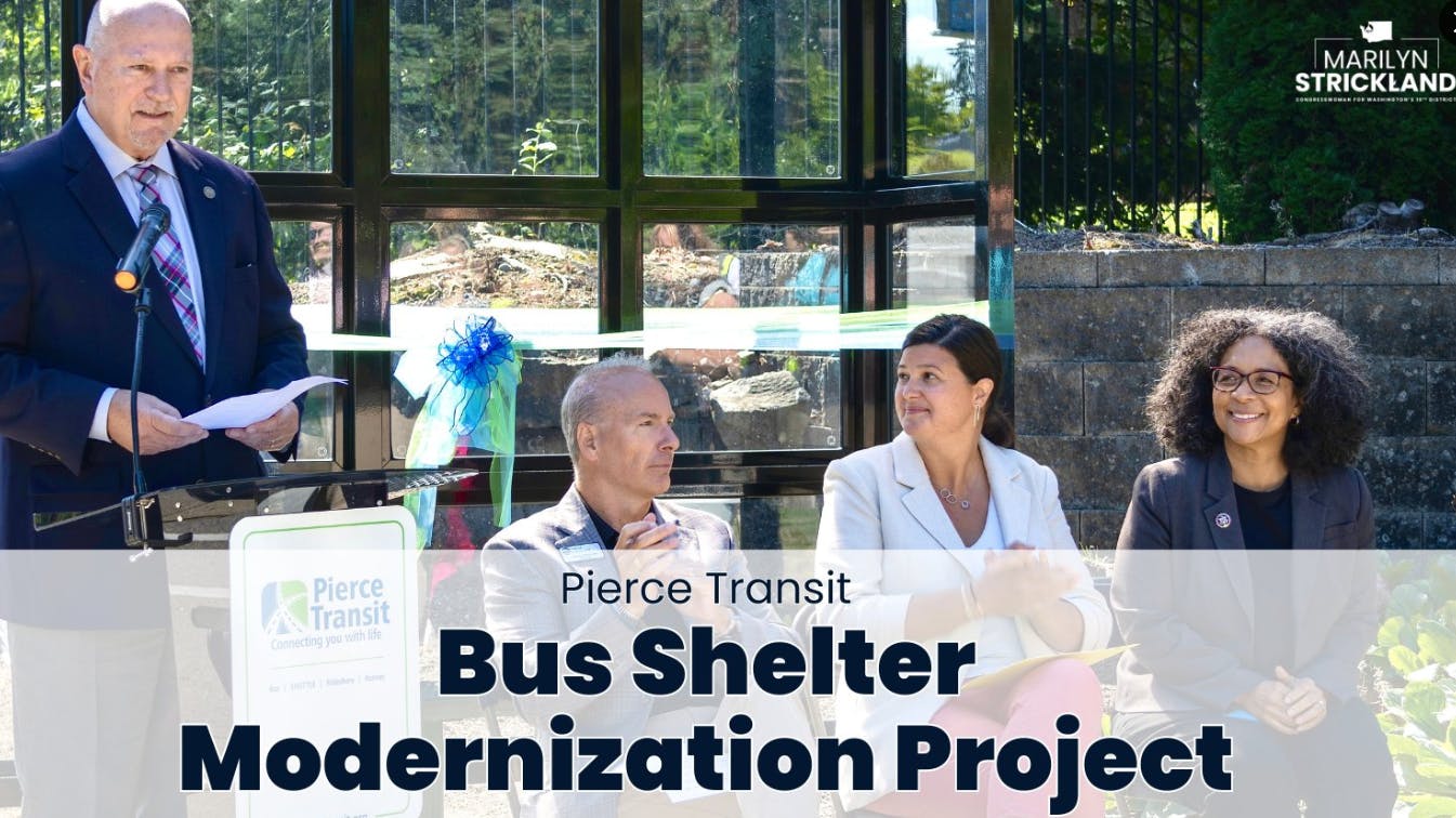 Pierce Transit launches bus shelter modernization project.