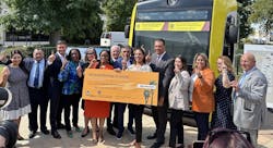 Elected and federal officials gather to celebrate the funding announcement for L.A. Metro's new light-rail line in the San Fernando Valley. Elected and federal officials gather to celebrate the funding announcement for L.A. Metro's new light-rail line in the San Fernando Valley.