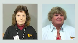 OATS Transit Team leader Maggie Meltabarger and OATS Team Driver Patty Robinson have worked with the agency for 25 years.