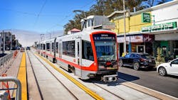 To prepare for the return of train service, our operators are training on the new tracks along Taraval. To prepare for the return of train service, our operators are training on the new tracks along Taraval.