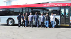 CCW delivers five refurbished transit buses to Everett Transit.