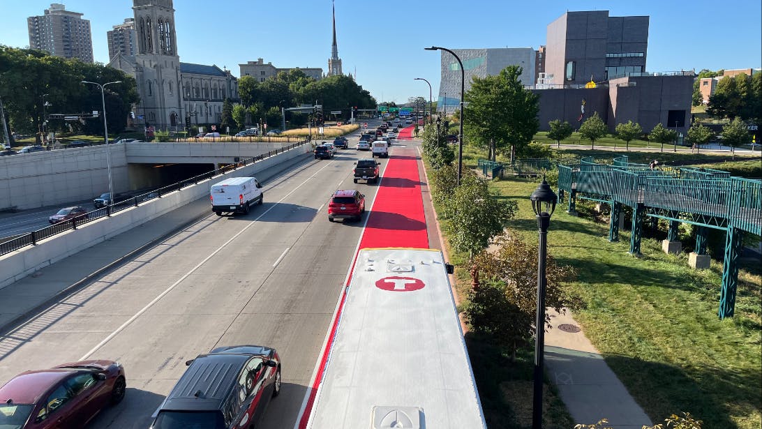 Metro Transit and local partners are expanding the use of bus lanes, signal technology and other tactics to improve transit reliability across the region.