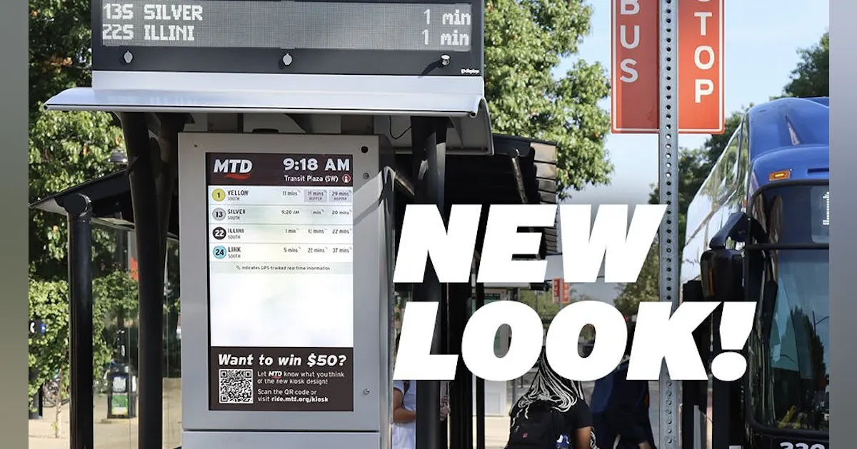 Bus Mtd Sign Champaign-Urbana Mass Transit District rolls out updates to its digital ...