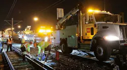 Denver RTD crews working overnight to expedite rail repairs along Southeast Corridor.