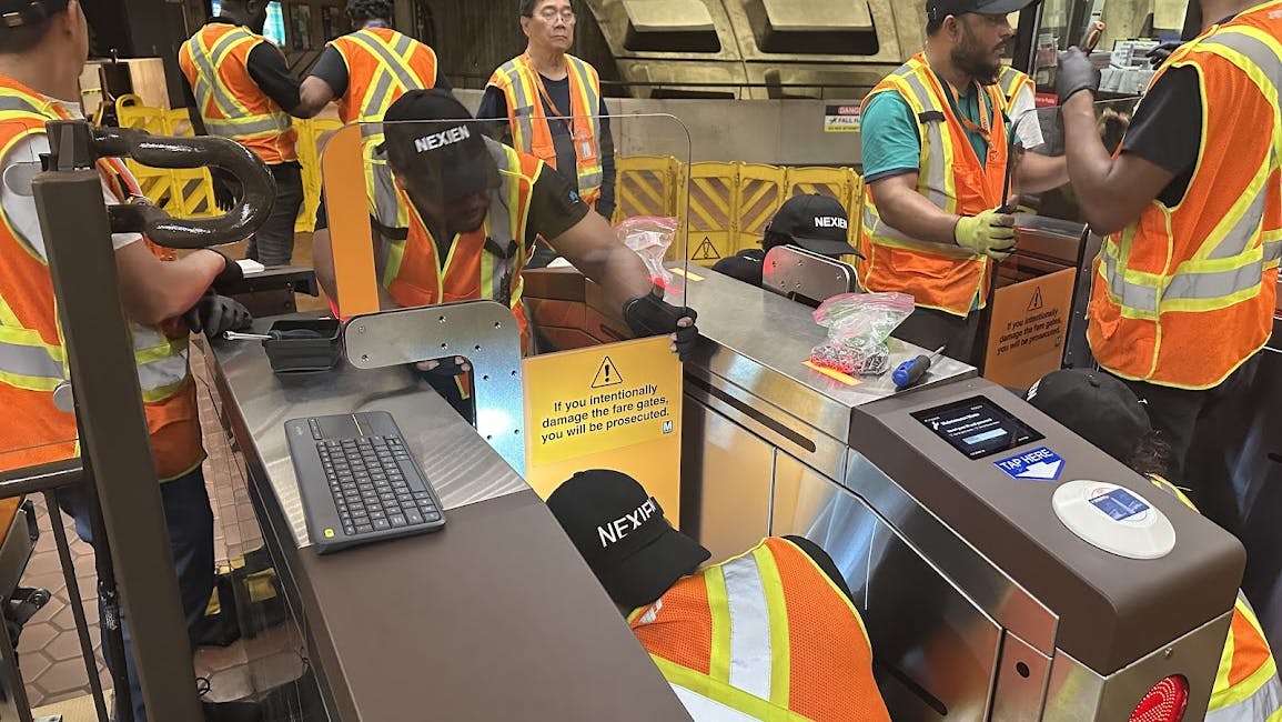 More than 1,200 five-foot-tall gates and taller fences have been installed across all stations. The project began in July 2023.