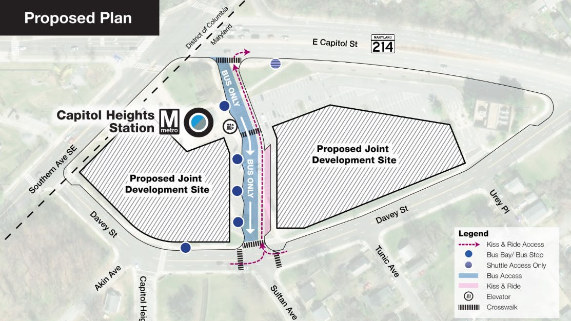 WMATA's approximately five-and-a-half-acre property is a TOD opportunity to provide new housing, neighborhood-serving retail and improve connectivity adjacent to transit with regional accessibility.