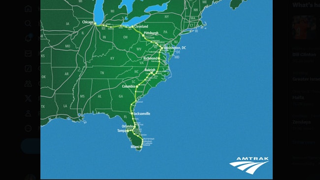 Amtrak is launching the Floridian, a daily service between Chicago, Ill. and Miami, Fla.