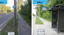 The city of Gainesville, Fla., is adding ADA improvements to 100 Regional Transit System bus stops. The city of Gainesville, Fla., is adding ADA improvements to 100 Regional Transit System bus stops.