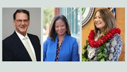 Left to right: Amtrak has appointed Byl Herrmann as executive vice president and general counsel while the county of Maui Department of Transportation has named Diane Yogi as its deputy director and IndyGo has named Carrie Black as its new chief public affairs officer. Left to right: Amtrak has appointed Byl Herrmann as executive vice president and general counsel while the county of Maui Department of Transportation has named Diane Yogi as its deputy director and IndyGo has named Carrie Black as its new chief public affairs officer.