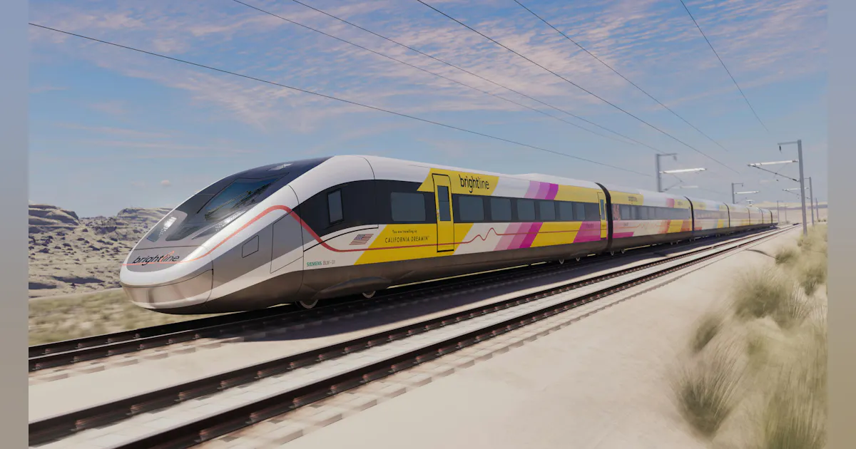 Fra Sign FRA signs $3 billion grant agreement for Brightline West project | Mass ...