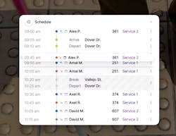 Example of Trip Reordering. Example of Trip Reordering.