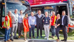 TC welcomes new battery-electric buses. TC welcomes new battery-electric buses.