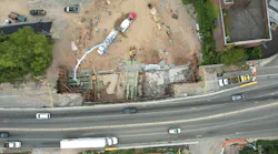 The first concrete for the Hudson Tunnel Project has been poured at the Tonnelle Avenue construction site.