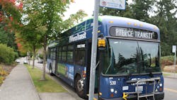 Pierce Transit bus. Pierce Transit bus.