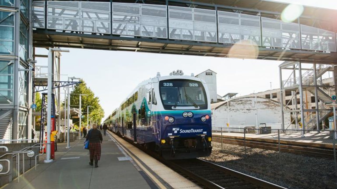 Sound Transit breaks ground on Kent Station Parking and Access Improvements project.