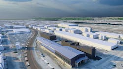 A rendering of the King Street Yard. A rendering of the King Street Yard.