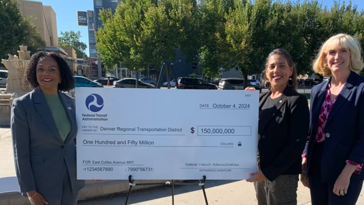 FTA is funding $150 million of Denver RTD's East Colfax Avenue BRT.