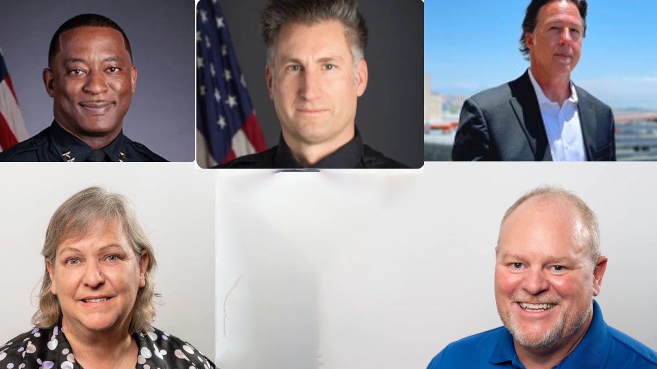 From clockwise: Dr. Glynell Horn, Jr, Steven Martingano, Tim Lindholm, Lou Franzoni, Brian Sullivan.