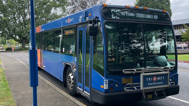 Mt. Hood Community College’s new campus brand-new bus will help to connect students with home, work and other destinations.