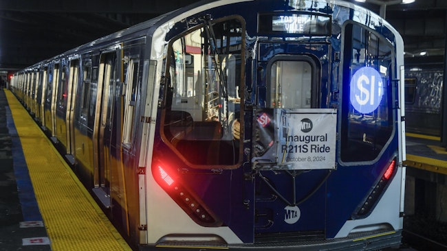 First R211S subway cars are launched into service on Staten Island Railway.