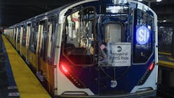 First R211S subway cars are launched into service on Staten Island Railway. First R211S subway cars are launched into service on Staten Island Railway.