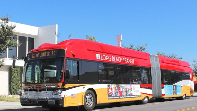 A Long Beach Transit CNG bus.