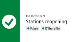 STM reopens two stations after closing for safety measures for indefinite period. STM reopens two stations after closing for safety measures for indefinite period.