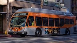 L.A. Metro bus. L.A. Metro bus.