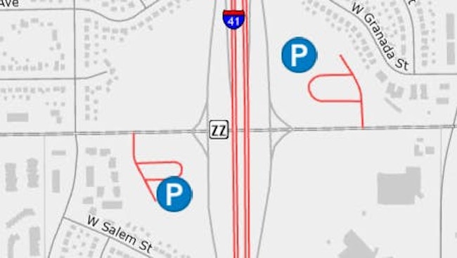 The Wisconsin Department of Transportation will be closing the Holt Avenue lot, the northeast College Avenue lot (above) and portions of the southwest College Avenue lot.