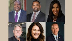 (Left to right) KKCS Senior Vice President, Chief of Operations and Strategy Officer Alex Wiggins, MARTA Interim Chief of Staff Steven Parker, MARTA Interim Chief Administrative Officer LaShanda Dawkins, STV Vice President and National Transit Corridor Strategy and Development Leader Sean Libberton, Transdev Vice President of Safety and Security Joanna Cornell and WisDot Deputy Secretary Scott Lawry. (Left to right) KKCS Senior Vice President, Chief of Operations and Strategy Officer Alex Wiggins, MARTA Interim Chief of Staff Steven Parker, MARTA Interim Chief Administrative Officer LaShanda Dawkins, STV Vice President and National Transit Corridor Strategy and Development Leader Sean Libberton, Transdev Vice President of Safety and Security Joanna Cornell and WisDot Deputy Secretary Scott Lawry.