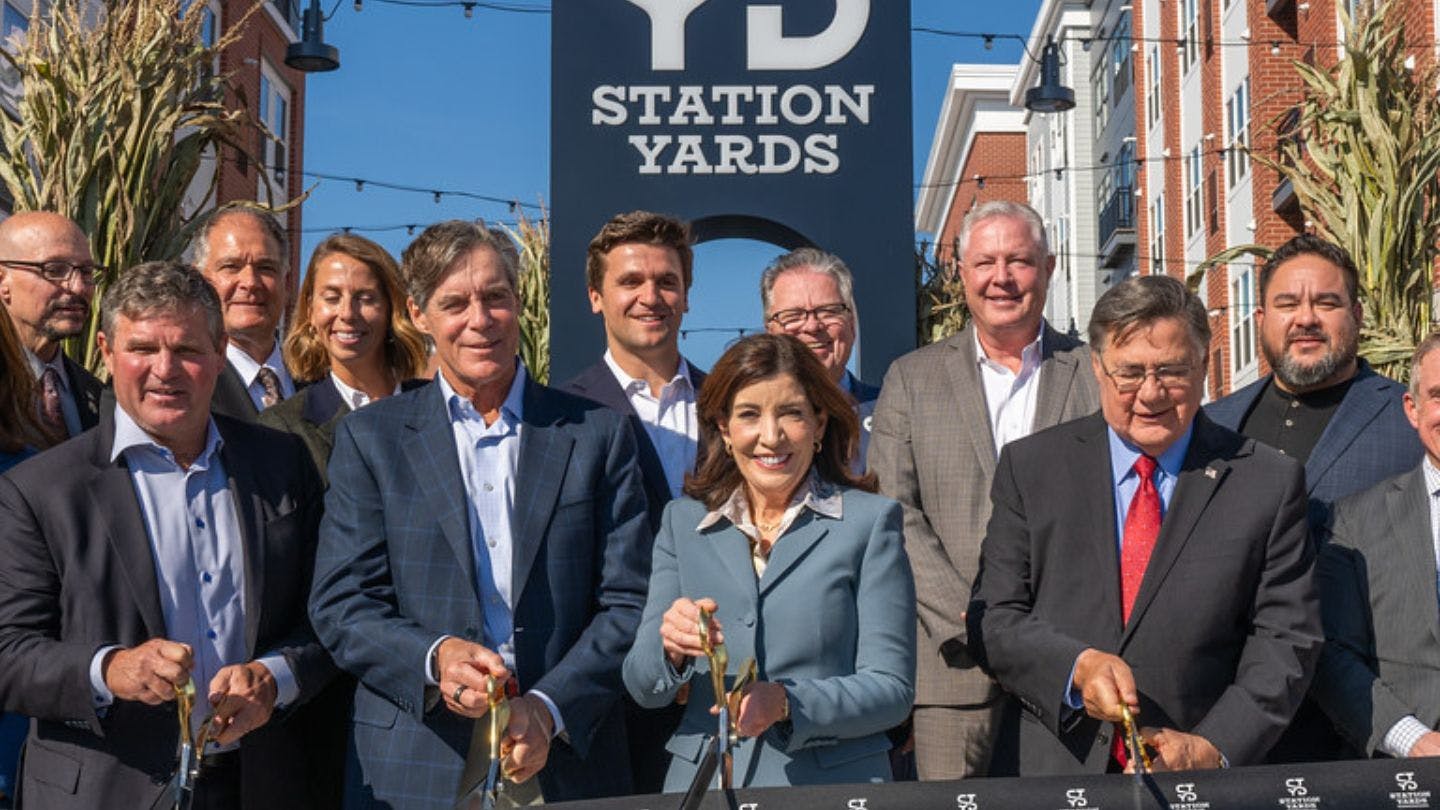 New York Gov. Kathy Hochul unveils the next phase of the $1.2 billion transit-oriented Hub Station Yards,