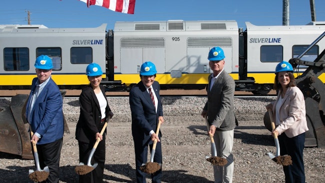 Dallas Area Rapid Transit (DART) broke ground on its new Silver Line Equipment Maintenance Facility (EMF) project on Oct. 24.