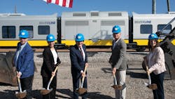 Dallas Area Rapid Transit (DART) broke ground on its new Silver Line Equipment Maintenance Facility (EMF) project on Oct. 24. Dallas Area Rapid Transit (DART) broke ground on its new Silver Line Equipment Maintenance Facility (EMF) project on Oct. 24.