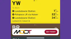 The new mobile ticketing option through the Transit app allows riders to purchase a CharmPass to ride local bus, light rail, subway, Maryland Area Rail Commuter train and commuter bus.