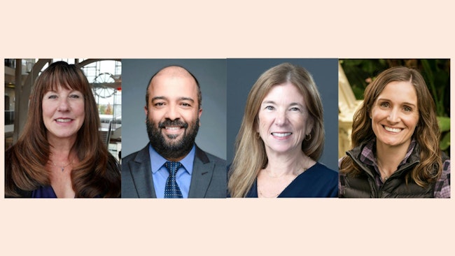 Left to right: IntelliTrans Chief Product Officer Mayank Sharma, Island Transit Executive Director Melinda Adams, Port of New Orleans President and CEO and CEO of the New Orleans Public Belt Railroad Beth Ann Branch and City of Asheville Transportation Director Ashley Haire.