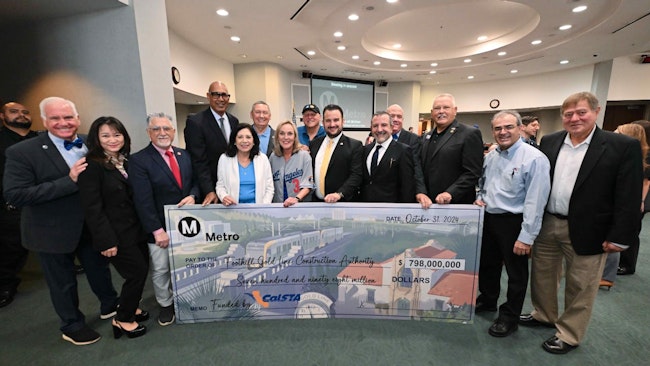 L.A. Metro Board approves $798 million amendment to funding agreement between L.A. Metro and Foothill Gold Line Construction Authority