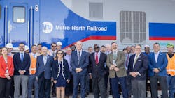 MTA officials cut the ribbon on new SC42-DM locomotives MTA officials cut the ribbon on new SC42-DM locomotives