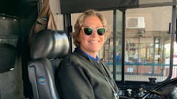 A bus driver. A bus driver.