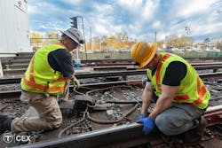 Crews performed critical power upgrades along the Orange Line. Crews performed critical power upgrades along the Orange Line.
