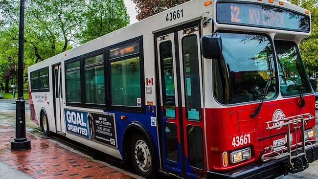 Zero-emission bus.