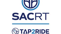 Tap2Ride logo. Tap2Ride logo.