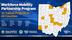 ODOT awards $17.5 million in grants to support public workforce transportation in rural and urban areas of Ohio.