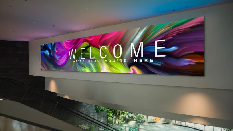 SEAMLESS Kitted Universal dvLED Mounting System video wall solution.