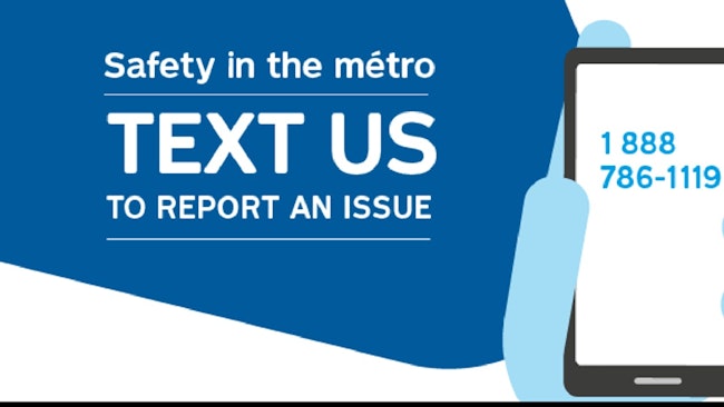 STM text service logo.
