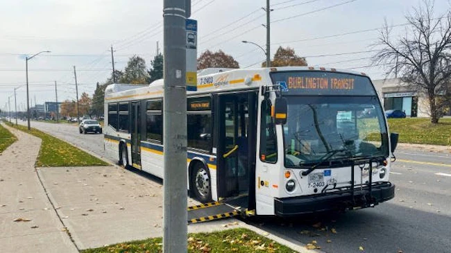 Burlington Transit bus.