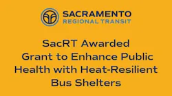 SacRT has been awarded an Extreme Heat and Community Resilience Program grant from the California Governor’s Office of Land Use and Climate Innovation to enhance public health with heat-resilient bus shelters.